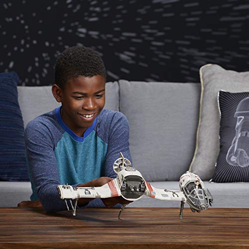 Star Wars Force Resistance Ski Speeder And Captain Poe Dameron Figure #TOP4