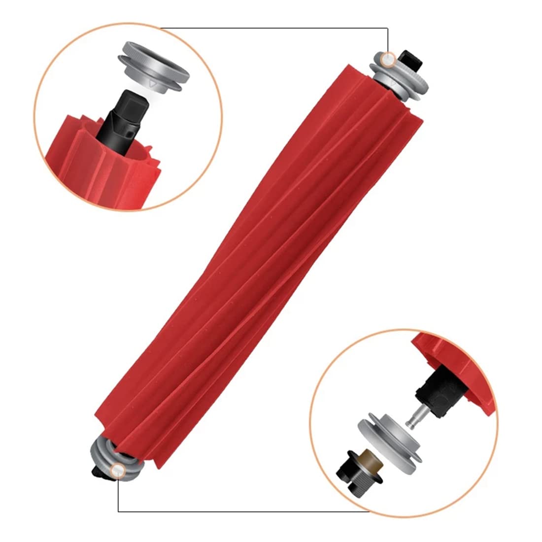 1 Set Hoofdborstel Hepa Filter Mop Doek Side Borstel voor S7 T7S T7Plus Stofzuiger Onderdelen
