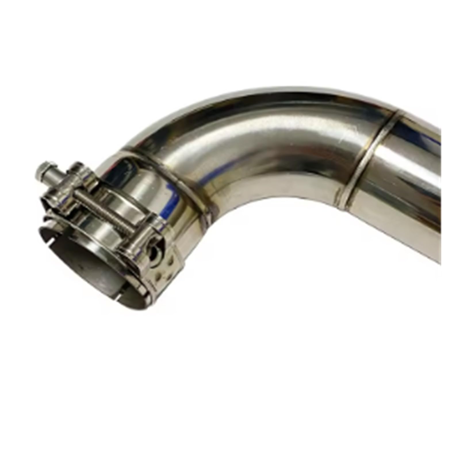 Tubo Di Scarico A 90 Gradi In Acciaio Inox. Il Silenziatore Si Collega Al Gomito. Accessori Per Auto. Tubo Di Scarico.(45mm-48mm)
