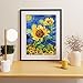 KICHANG Adults Diamond Painting,Van Gogh Sunflower 5D Diamond Painting Kits,DIY Diamond Dots Diamond Art Kits with Round Full Drill Diamond Art for Home Wall Decor Gift-12X16in