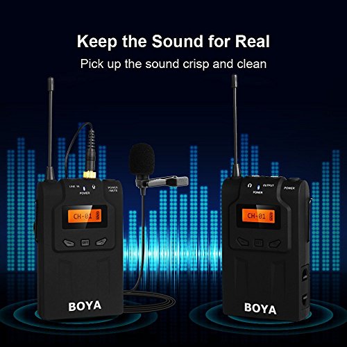 BOYA BY-WM6 Unique UHF senza fili Lavalier