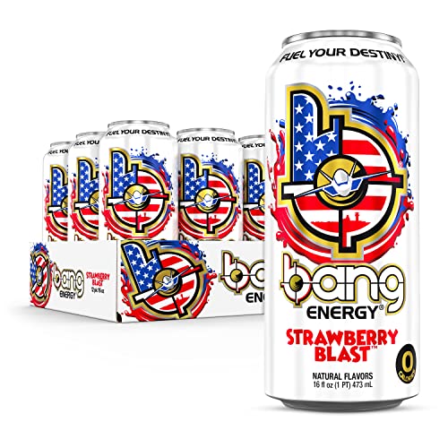 Bang Energy Strawberry Blast, SugarFree Energy Drink