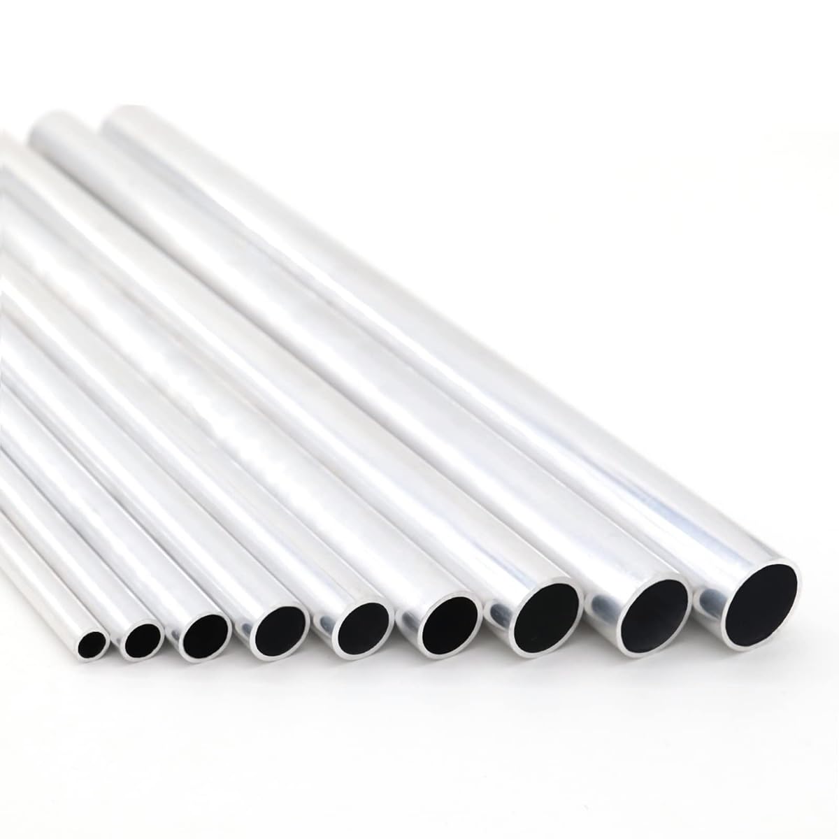 3 Tubi In Alluminio 6063 | Ø21mm Esterno X 17mm Interno X 300mm | Senza Cuciture Per Fai Da Te - Foto 6