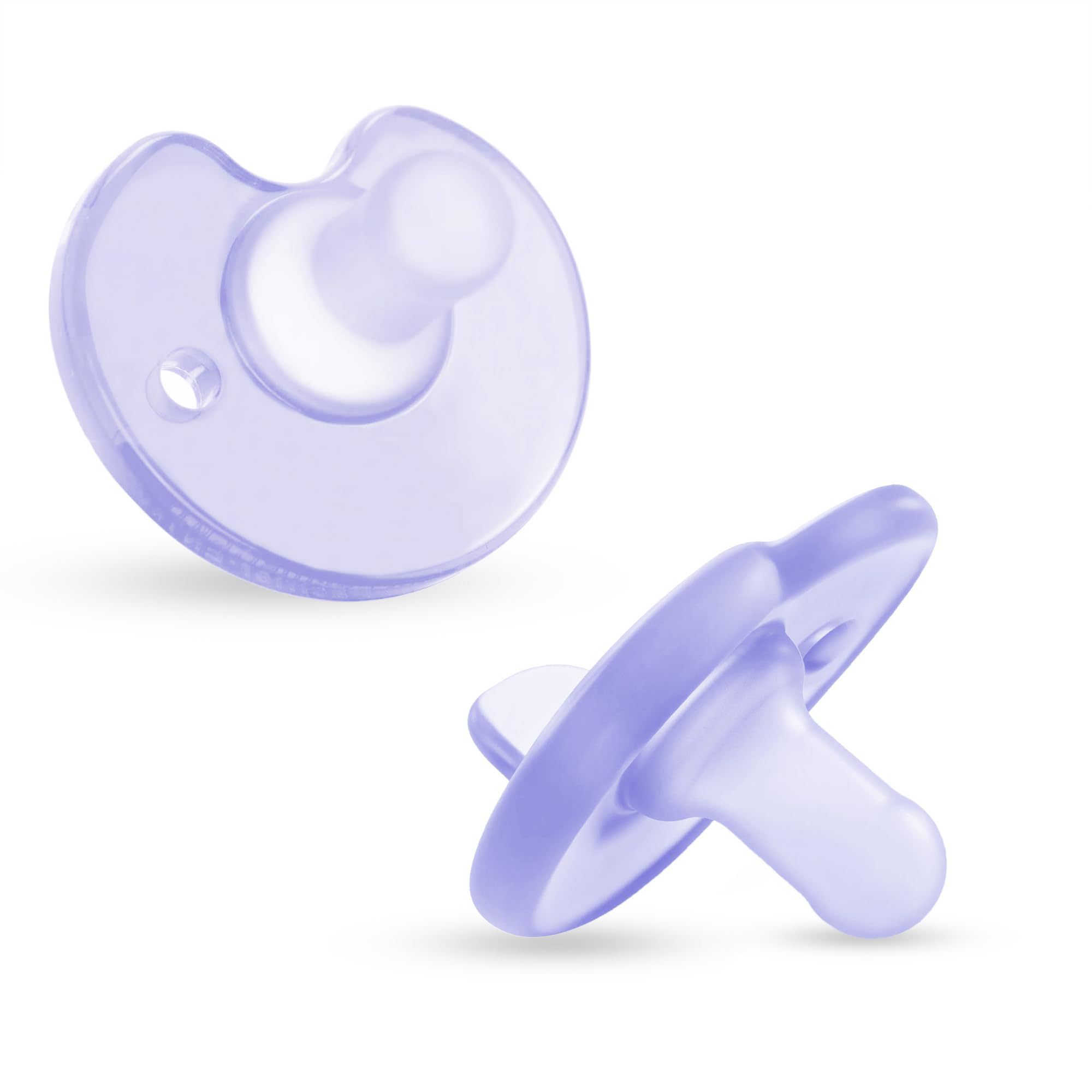 Silicone Pacifier for Babies (Pack of 1, Blue)