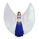 Dance Fairy Belly Dance Blue Colorful Yarn Iridescent Isis Wings