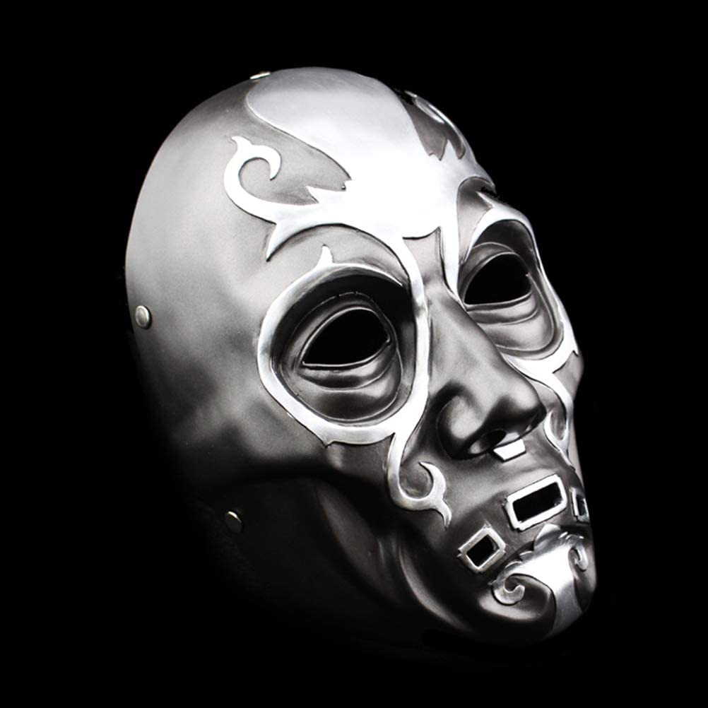 nezababy Maschera Mangiamorte 3D spaventosa maschera teschio maschera festa in maschera Halloween Cosplay costume horror resina puntelli regali di festa