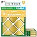 FilterBuy 20x25x1 MERV 11 Pleated AC Furnace Air Filter, (Pack of 4 Filters), 20x25x1 - Gold