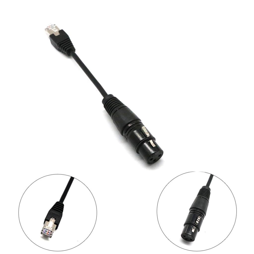 Amazon | perfk XLRアダプターケーブル、XLR 3ピンメス-RJ45 LAN