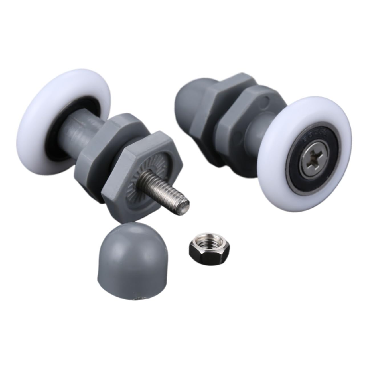 Duschtürrollen, 1 Stück, 26 mm, ABS-Kunststoff, Riemenscheibe, Laufrad, Schiebetürrollen, Lager for Duschkabine, Zimmer, Ersatzrollen for Duschtür