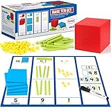 Educational Base Ten Toys: Our kit is great for hands-on activities. They are designed by teachers to provide the best learning experience. It’s helpful for students to learn 10 concepts, place value, number sense, decimals, logical thinking, operati...
