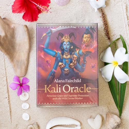 Image of 44 Pieces Kali Oracle Tarot Cards Decks Wild Divine Mother Hindu Traditional Standard Tarot Deck Fortune Telling Game Divination Tools for Beginners (Style 26)