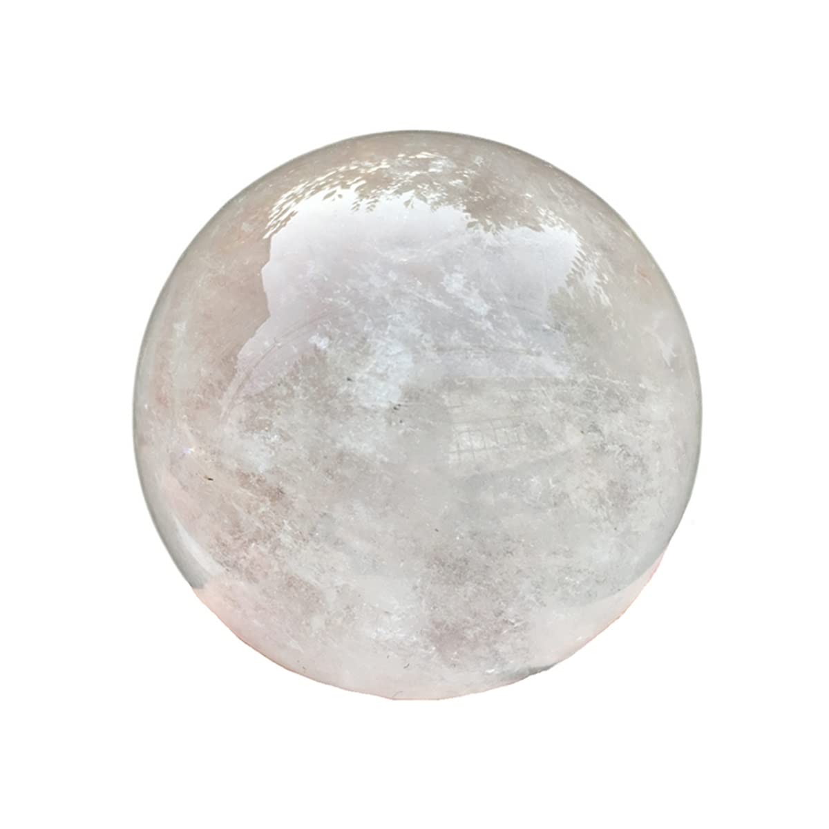Cristal de meditación Natural Muestra de Pelota de Cuarzo de Cristal Claro Natural, for la decoración del hogar Piedra de Cristal (Size : 7cm)