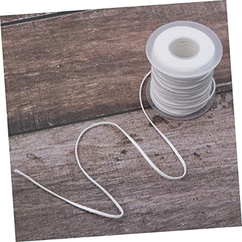 Tofficu 3 rollos de mecha de algodón encerada para velas miniatura 3