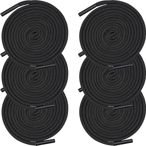 Yeesabella Ersatz-Kordelzug mit Metallverschlussenden, 5 mm x 130 cm, universeller Baumwoll-Kordelzug für Sweatpants, Hoodies, Jacken, Sweatshirts, Sporthosen, Taschen, 6 Stück