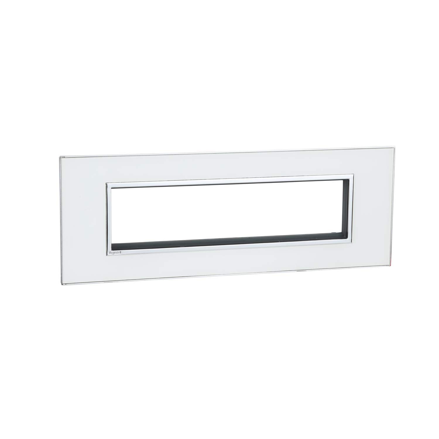 Legrand Arteor Cover Plate with Frame - 8 Module (Mirror White, Pack of 1)-image-8