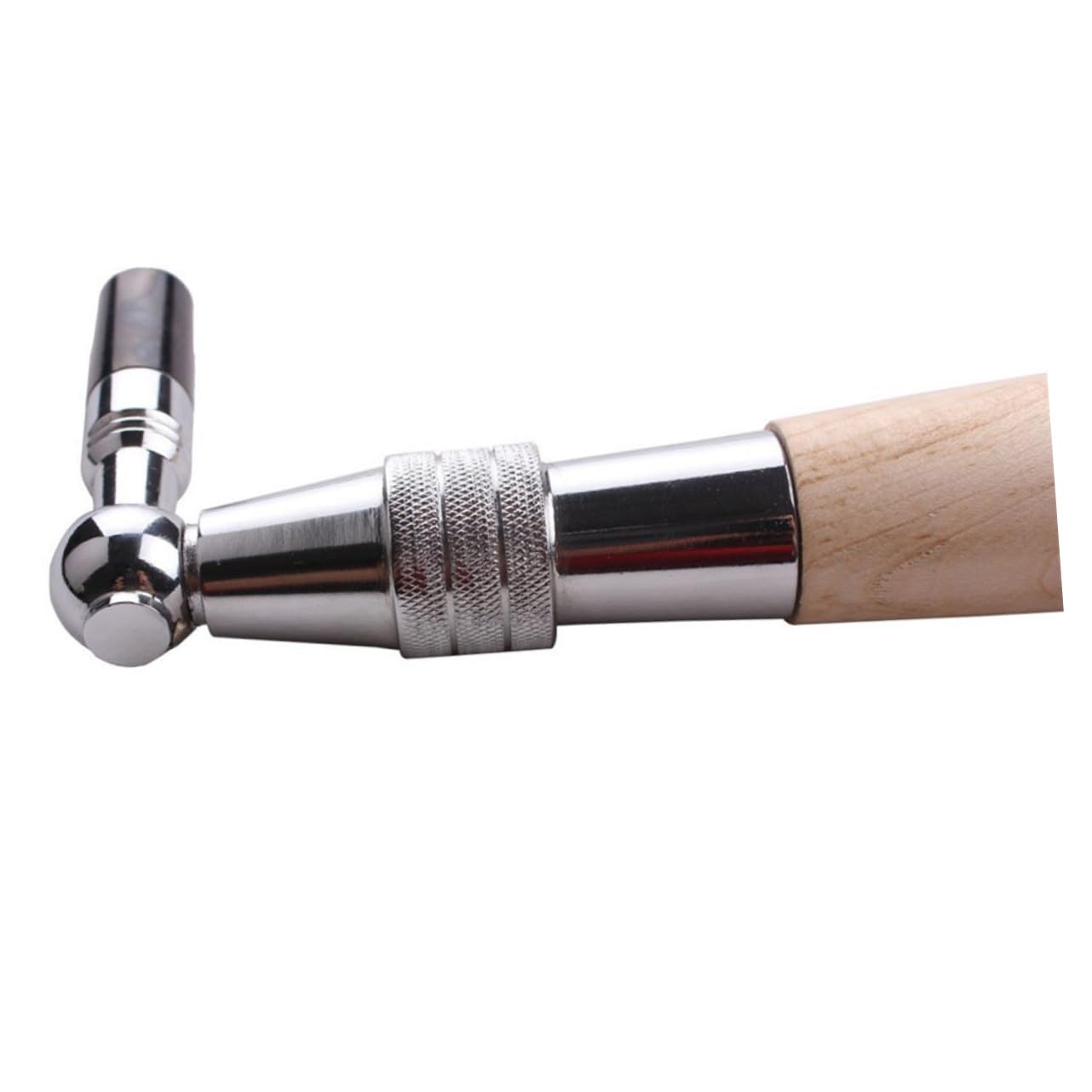GALPADA Clé Accordage de Piano et Marteau Outil Accordage avec Clé à Noyau Acier Inoxydable Manche Bois Massif