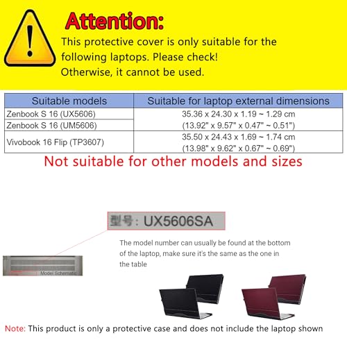 Funda para Laptop ASUS Zenbook S16 y Vivobook 16 Flip miniatura 2