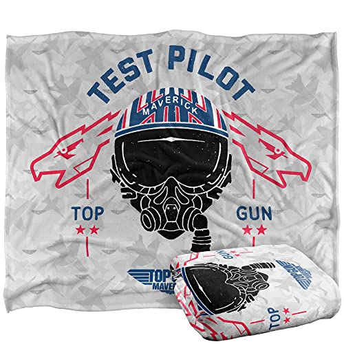 Top Gun: Maverick Blanket, 152 x 127 cm Test Pilot Silky Touch Super Soft Throw Blanket