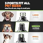 Whisper Quiet Dog Nail Grinder with 4 LED Lights, Safe & Stress-Free for Sensitive Dogs Cats of All Breeds & Sizes, 3 Grinding Bits, 3-Speed, Pet Nail Trimmers, Rechargeable Painless Grooming Kit - Image 6