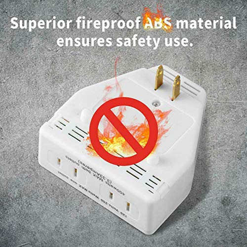 Uuuuu Clapper Sound Activated Switch Control 2 Devices On/Off Light Switch, Clap Detection The Clapper For Kitchen/Bedroom/Tv/Appliances, 110 V Wall Plug #TOP4