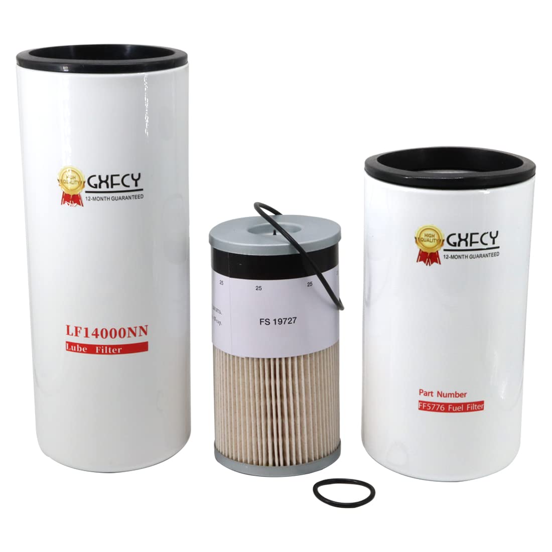 LF14000NN FF5776 FS19727 Replace 4367100 LF9080 P559000 2893612 P555776 5599456 PF9814 FH23474 FH23475 Compatible with ISX ISM QSX QSM QST X15 M11