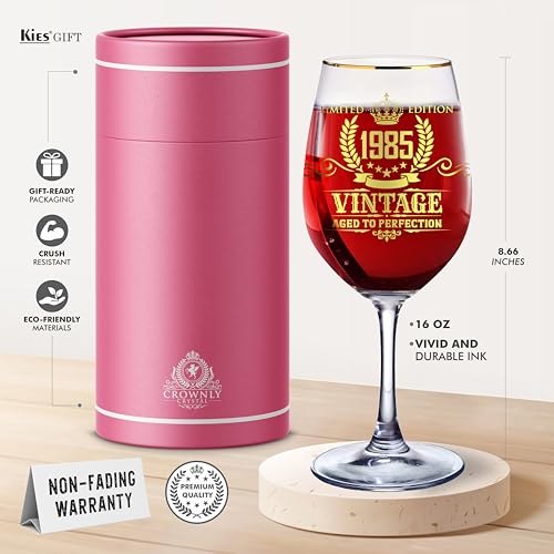 Regalo 40° Compleanno Per Donna - Cesto Con Tazza Termica, Bomba Da Bagno, Candela, Sali, Calzini E Portachiavi - Foto 12