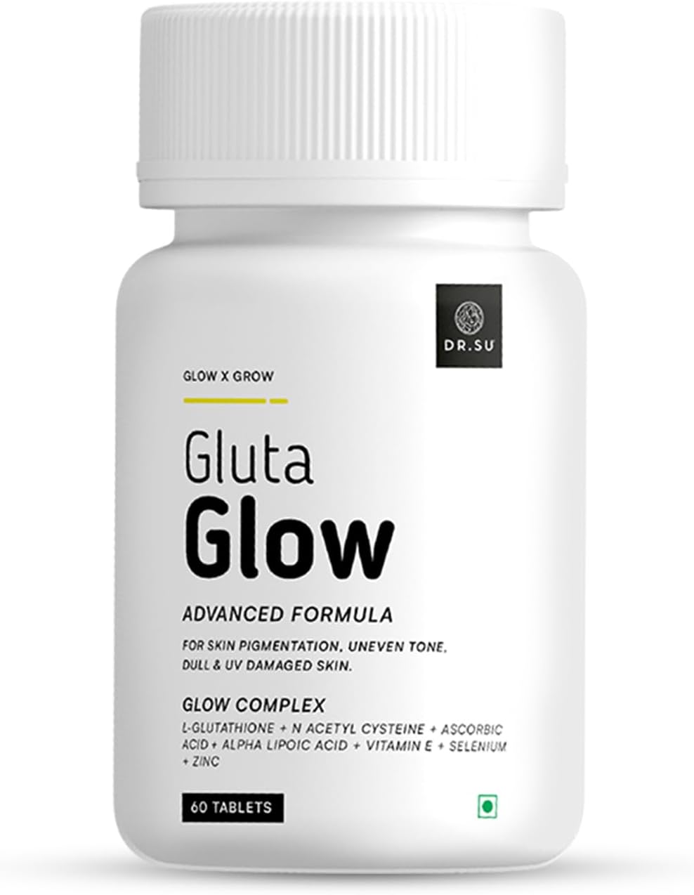 Skin Glow Supplement for Healthy and Glowing Skin |for Men and Women|Glutathione |Vitamin E |for Dull and Uneven Skin Tone, Pigmentation and Dark Spots Removal - Pack of 1