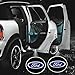Price comparison product image Inlink 2 Piece Car LED Projector Door Lamp Ghost Shadow Welcome Light Emblem Logo Kit