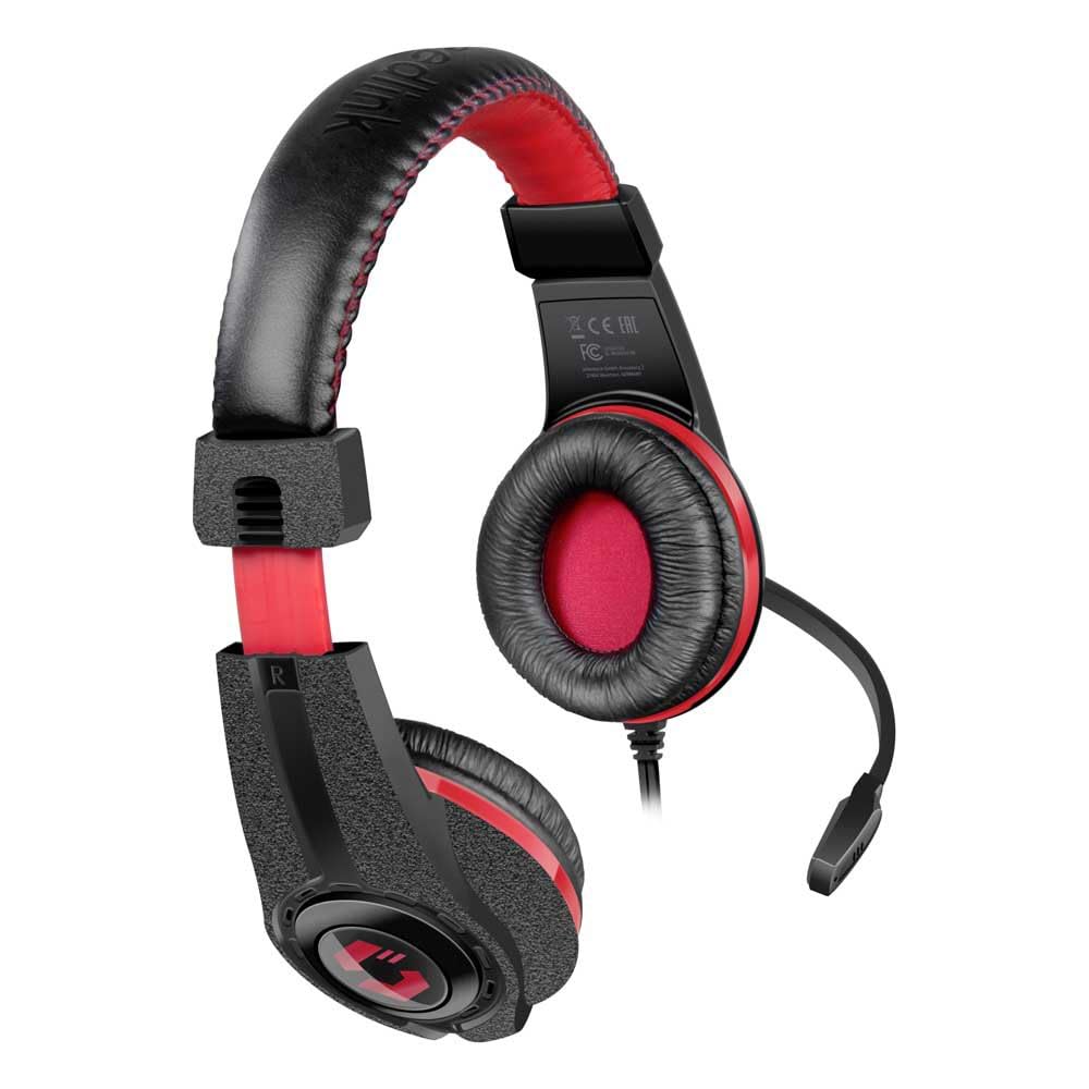 Speedlink Legatos Stereo Gaming Headset SL-860000-BK, Fold-Away Microphone, Softly Padded Headband, Maximum Comfort, Easy, Driverless Installation, Black