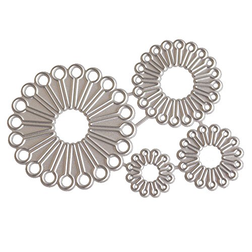 DIPOLA Scrapbooking Stanzschablone, prägemaschine Prägeschablonen Schablonen Stanzformen, für Sizzix Big Shot und andere Stanzmaschine