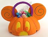 Disney Parks Mickey Mouse Ears Hat Light Up Pumpkin Ornament NEW Halloween