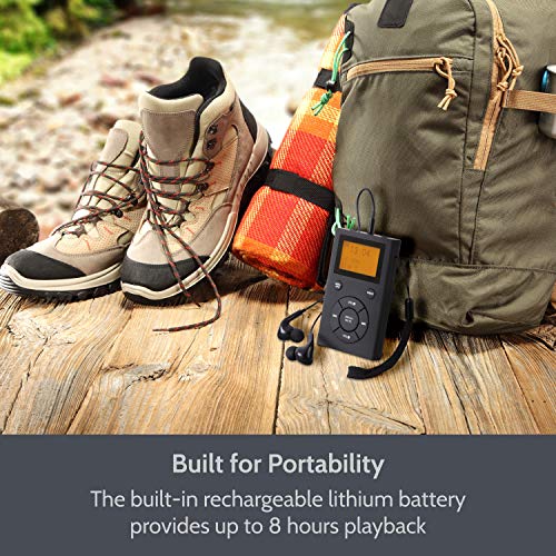 DAB Radio, DAB Plus Radio Klein Digitalradio mit Wiederaufladbarem Akku, Persönliche Tragbares Radio, Mini Radio DAB/DAB… - Image 5