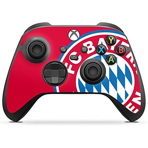DeinDesign Skin kompatibel mit Microsoft Xbox Series X Controller Folie Sticker FC Bayern München Offizielles Lizenzprodukt FCB Cover