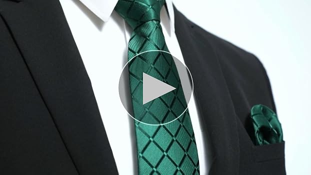 Amazon.com: HISDERN Men Tie Sage Green Ties for Men Silk Woven