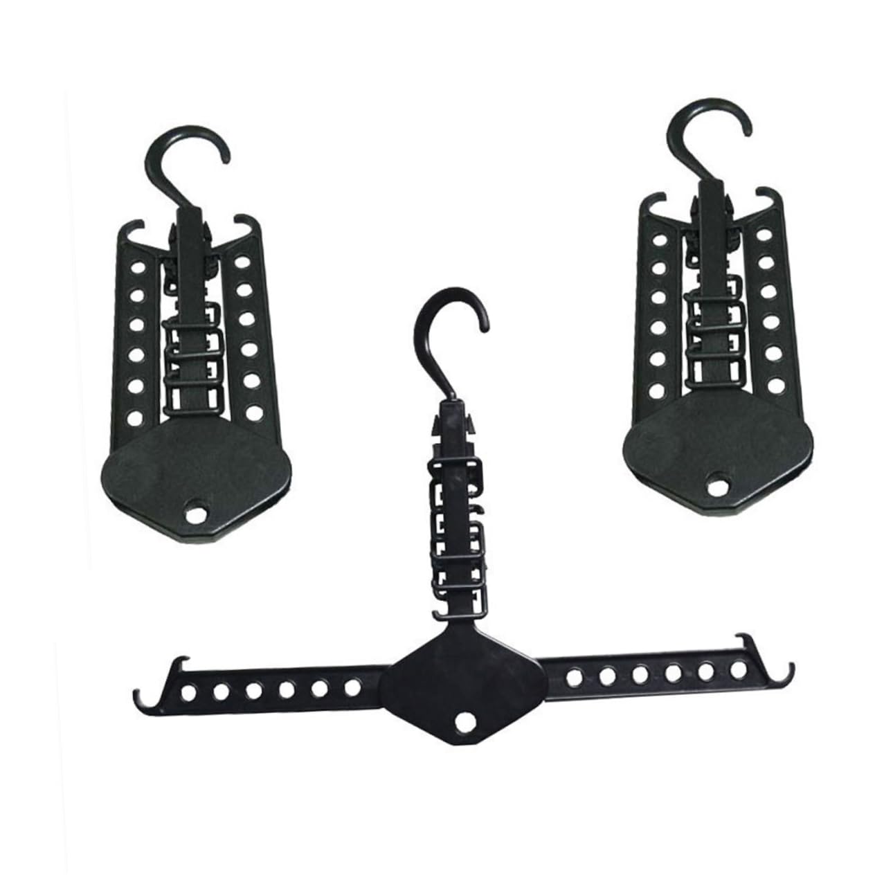 Multi-Functional Plastic Hanger Rack Foldable Hangers for Pants Clothes Rack Strong Bearing Easy to Use
