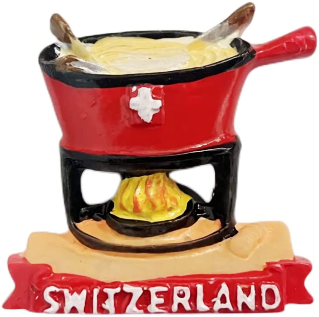 Switzerland Delicious Food Switzerland Fridge Magnet Refrigerator Magnet Decoration Magnet Sticker Souvenir Resin Crafts