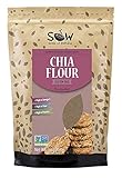 SOW - SEEDS OF WELLNESS Chia Seed Flour - Chia Seed Powder - Ground Chia Seed. Gluten-Free, Vegan, NON-GMO, great plant-based source of fiber, protein and omega-3.
