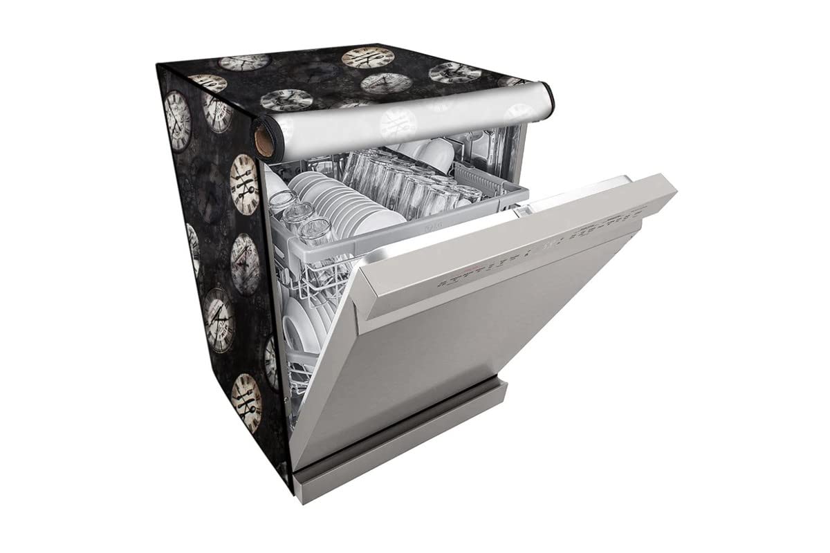 Stylista PVC Dishwasher Cover for Bosch 12 Place Setting SMS40E32EU, Analog Pattern Black (B0BXDGGJK5) Amazon Price History, Amazon Price Tracker