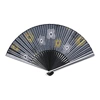 Amazon.co.jp: 谷口松雄堂 [わがみ小路] 扇子 アルミ親骨扇子 海