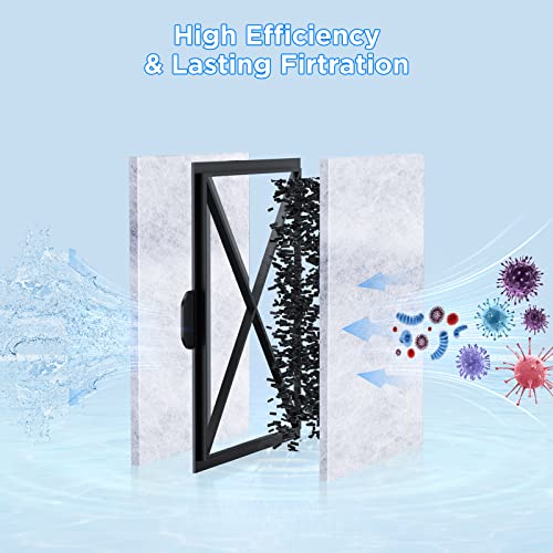 Hitauing 12 Packs Filter Cartridge For Top Fin Ef-S Element And Bf5 Bettaflo #TOP3