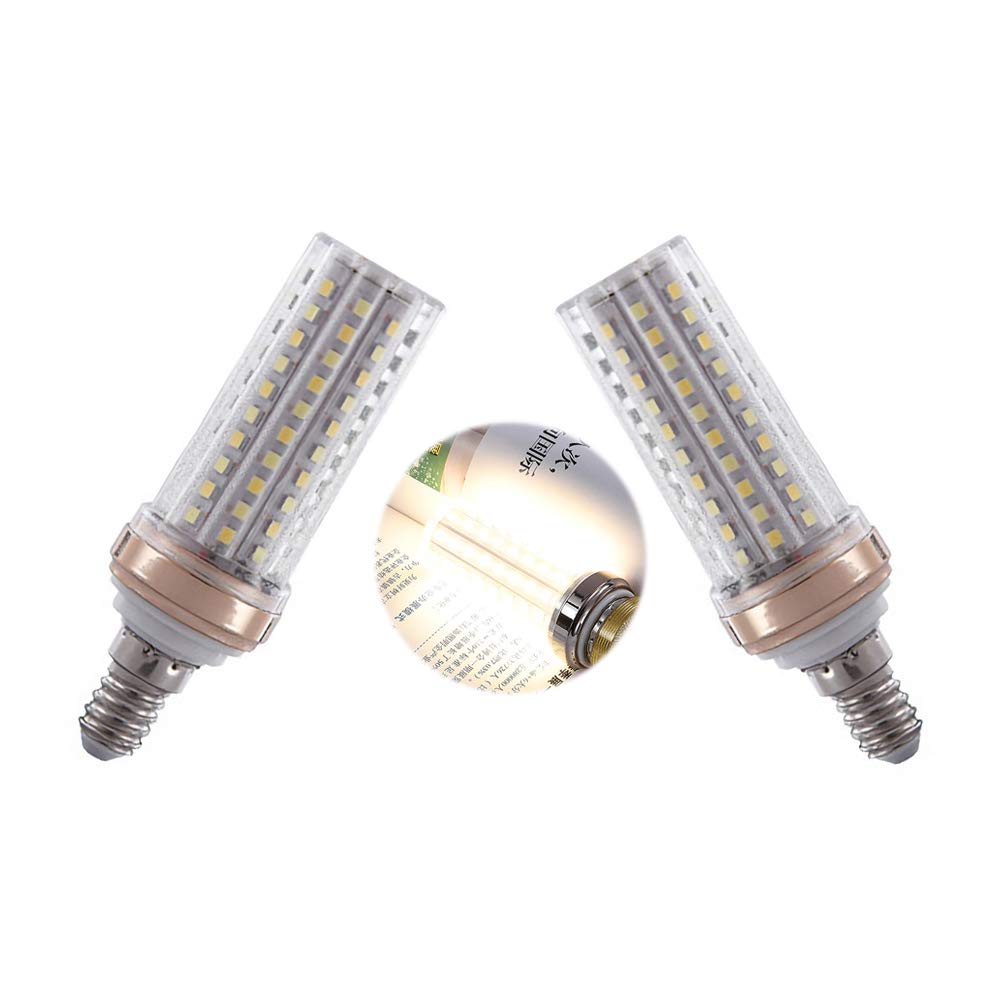 Ampoules LED en forme maïs 20 W, 2 000 lm, équivalent à une ampoule à incandescence 200 W, lot 2, blanc chaud