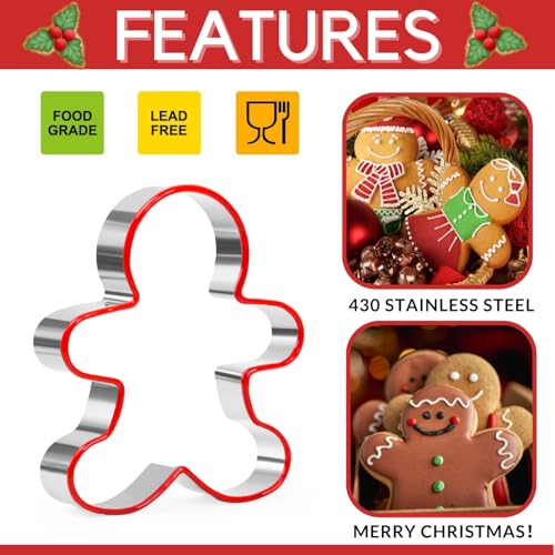 Crethinkaty Gingerbread Man Cookie Cutters Set thumb #1
