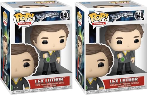 Funko Pop! Movies: Superman - (1978) - Lex Luthor - Probabilità di 1/6 per la Variante Chase - Figura in Vinile da Collezione - Idea Regalo - Merchandising Ufficiale - Movies Fans (Confezione da 2)