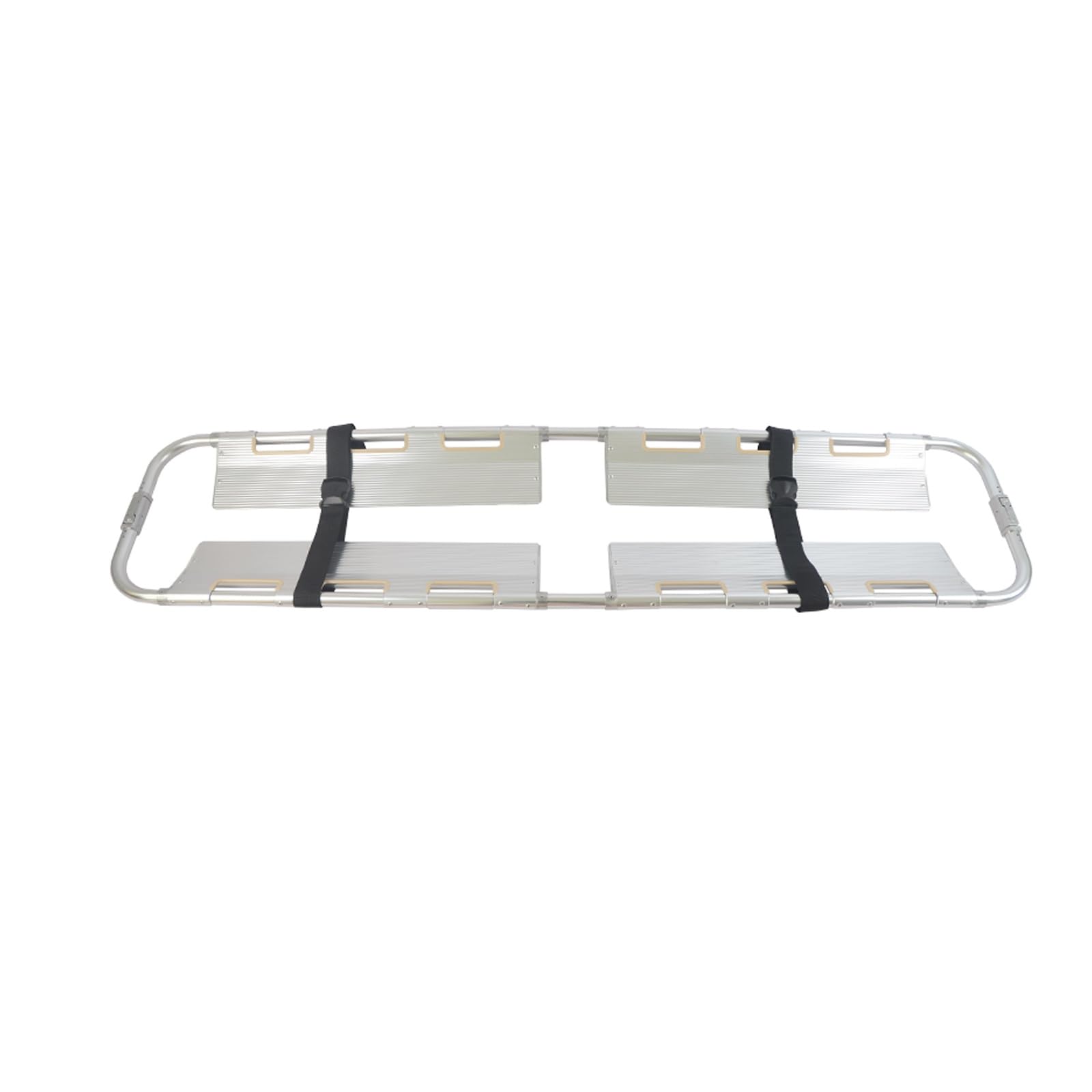 Civière de sauvetage pliable en alliage d'aluminium avec sangles de sécurité