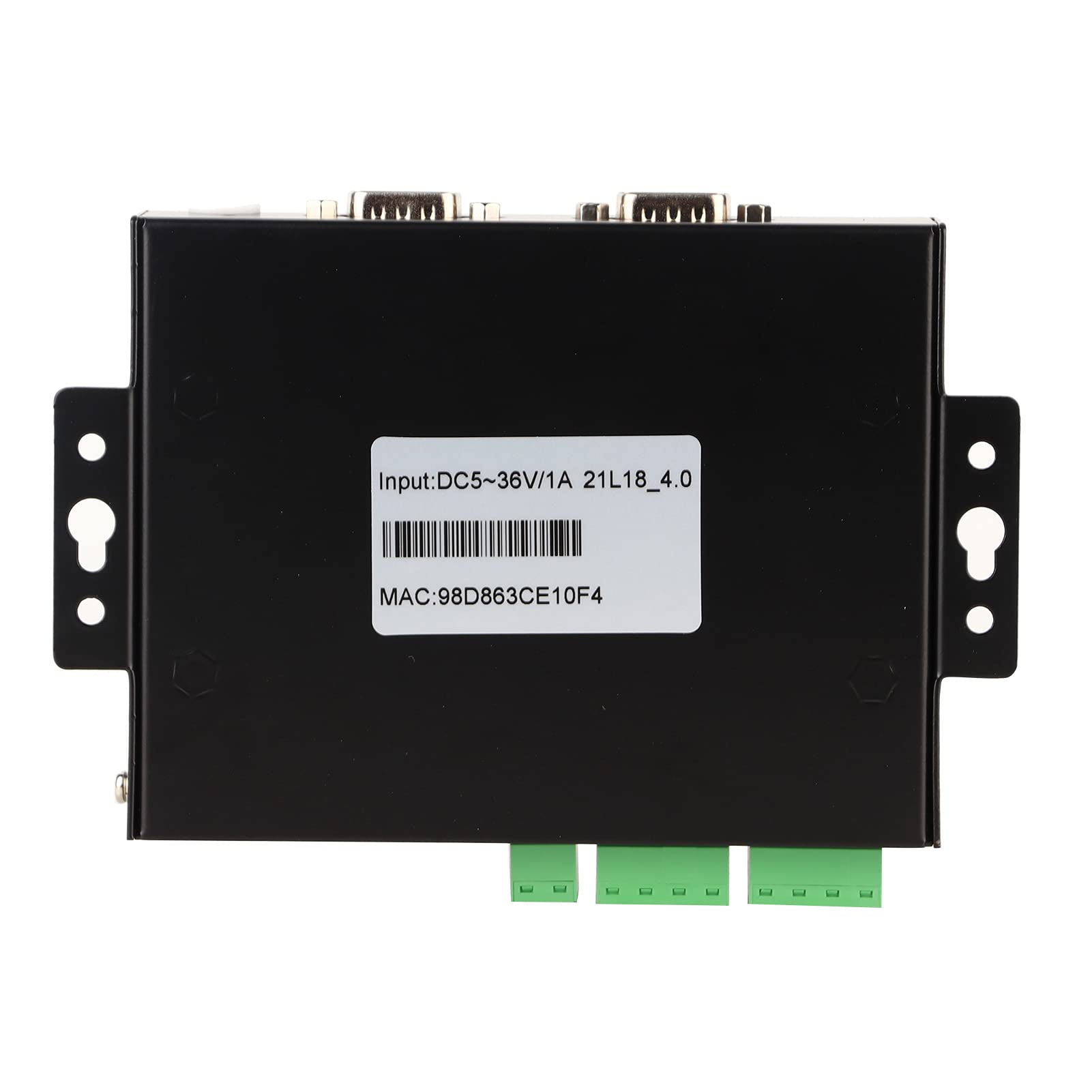 FTVOGUE Servidor Serie Puerto Dual RS232 RS422 a Ethernet 5 a 36 VCC MIPS 320 MHz AES 128 bits TLS V1.2 para Integración de Red de Adquisición de Datos de Control Industrial