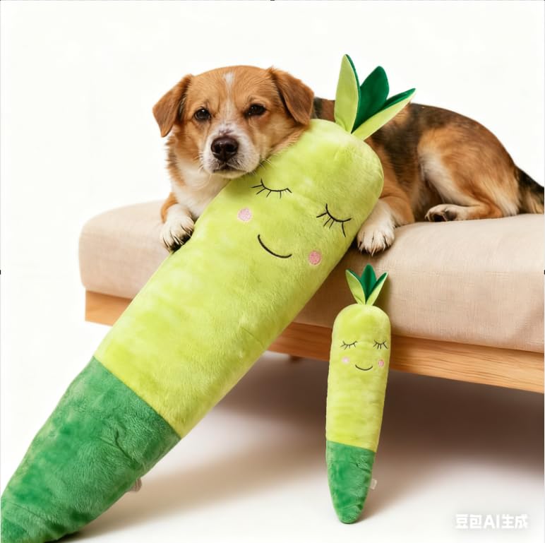 Juguete de Peluche para Perro con Squeaker, Tamaño Grande y Pequeño