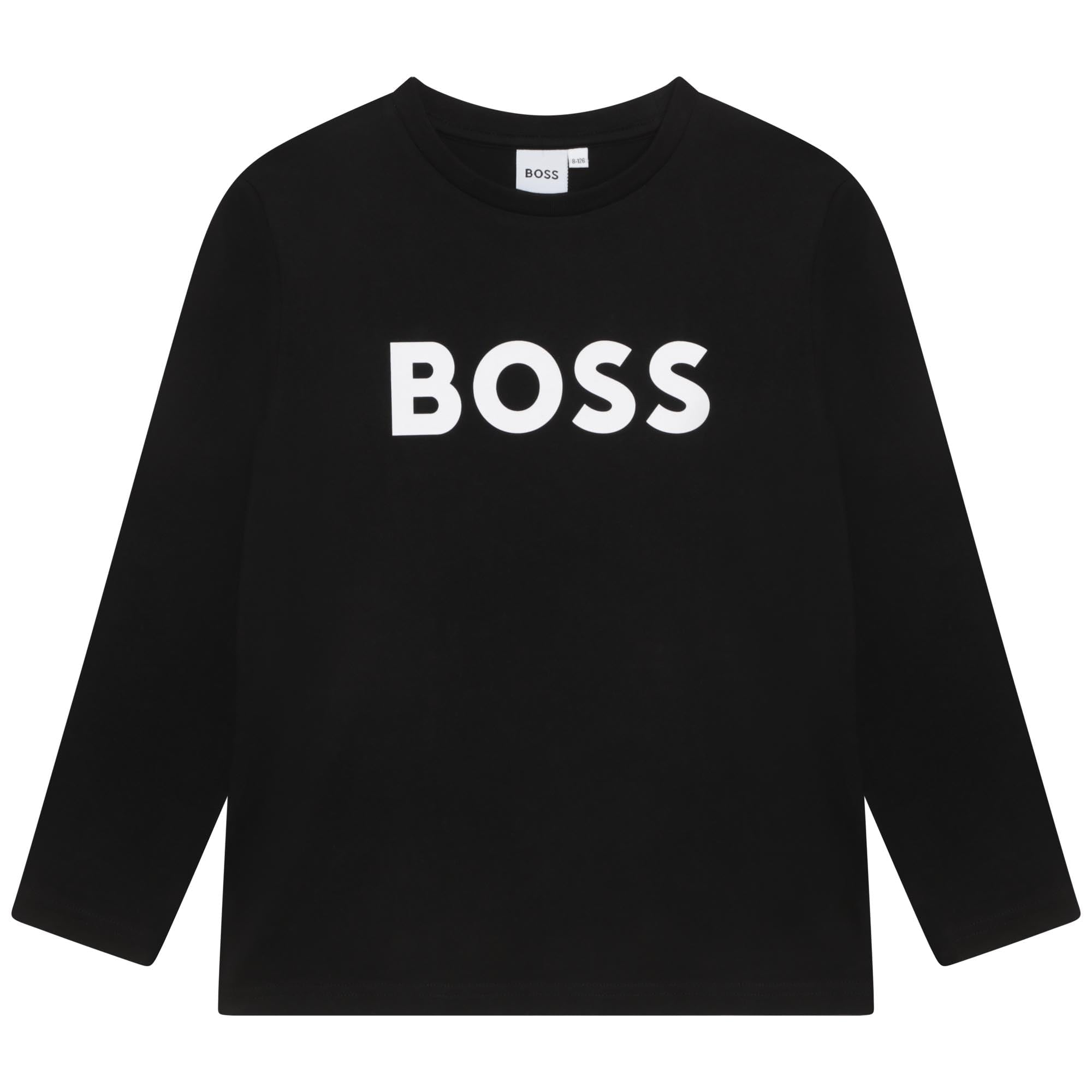 BOSS Boys Large Logo T-Shirt Junior Black 14 Years