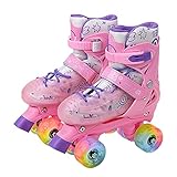 ✔️ 【Diversión al aire libre】: el patinaje sobre ruedas también es una excelente manera de estar físicamente activo y mejorar el estado de ánimo, el equilibrio y la seguridad física de los niños mientras se divierten.