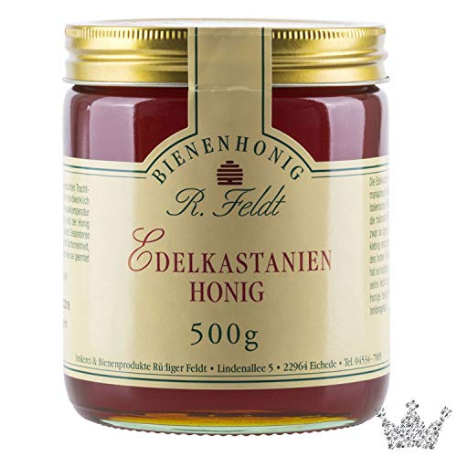 Edelkastanien Honig, flüssig, edel würzig, leicht zartbitter, bS, 500g Cover