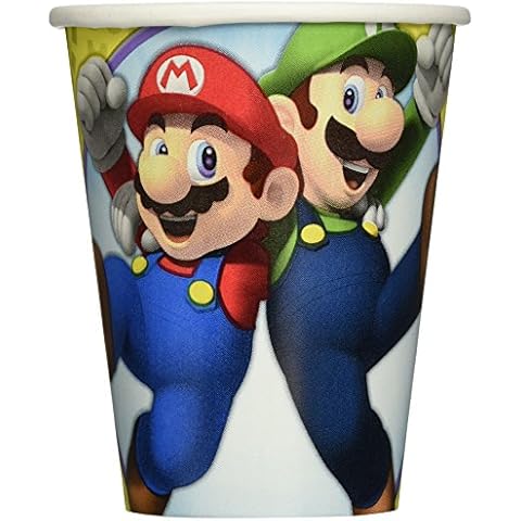 Super Mario Paper Cups for Parties Cover
